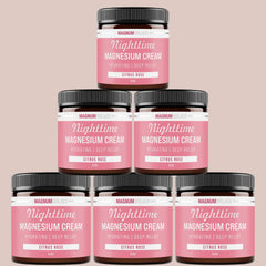 Nighttime Magnesium Cream-Citrus Rose (5oz)