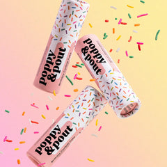 Poppy & Pout Birthday Confetti Cake Lip Balm