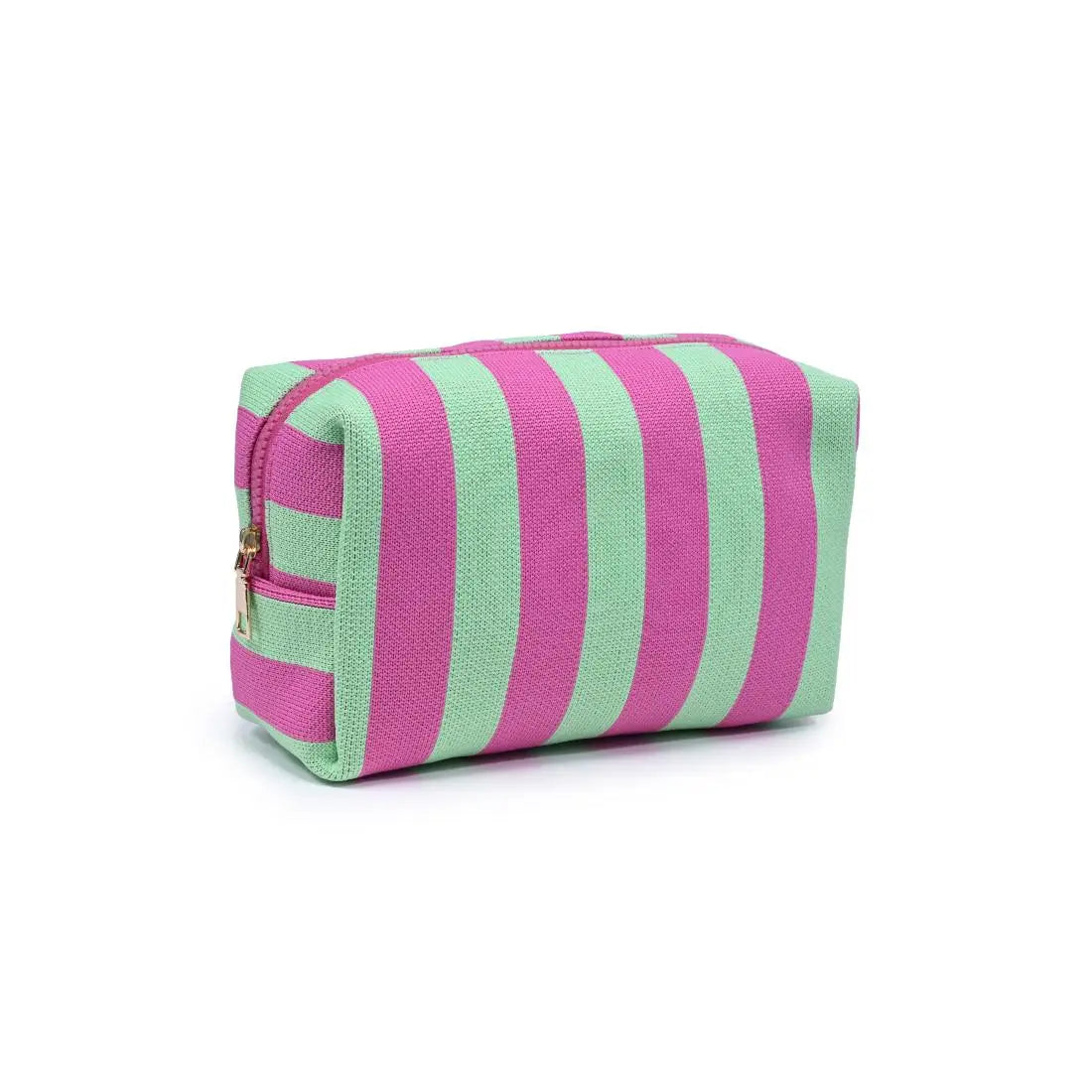 Essential Stripe Cosmetic & Travel Organizer Pouch