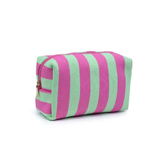 Essential Stripe Cosmetic & Travel Organizer Pouch