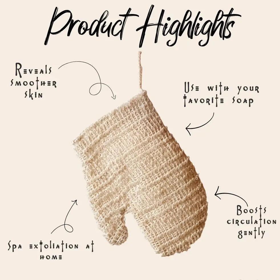 Sisal Exfoliating Shower Glove