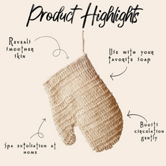 Sisal Exfoliating Shower Glove