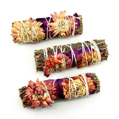 Purple Haze Lavender Wand w/ Wildflower + Rose Petals