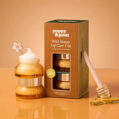 Poppy & Pout Lip Care Trio, Wild Honey