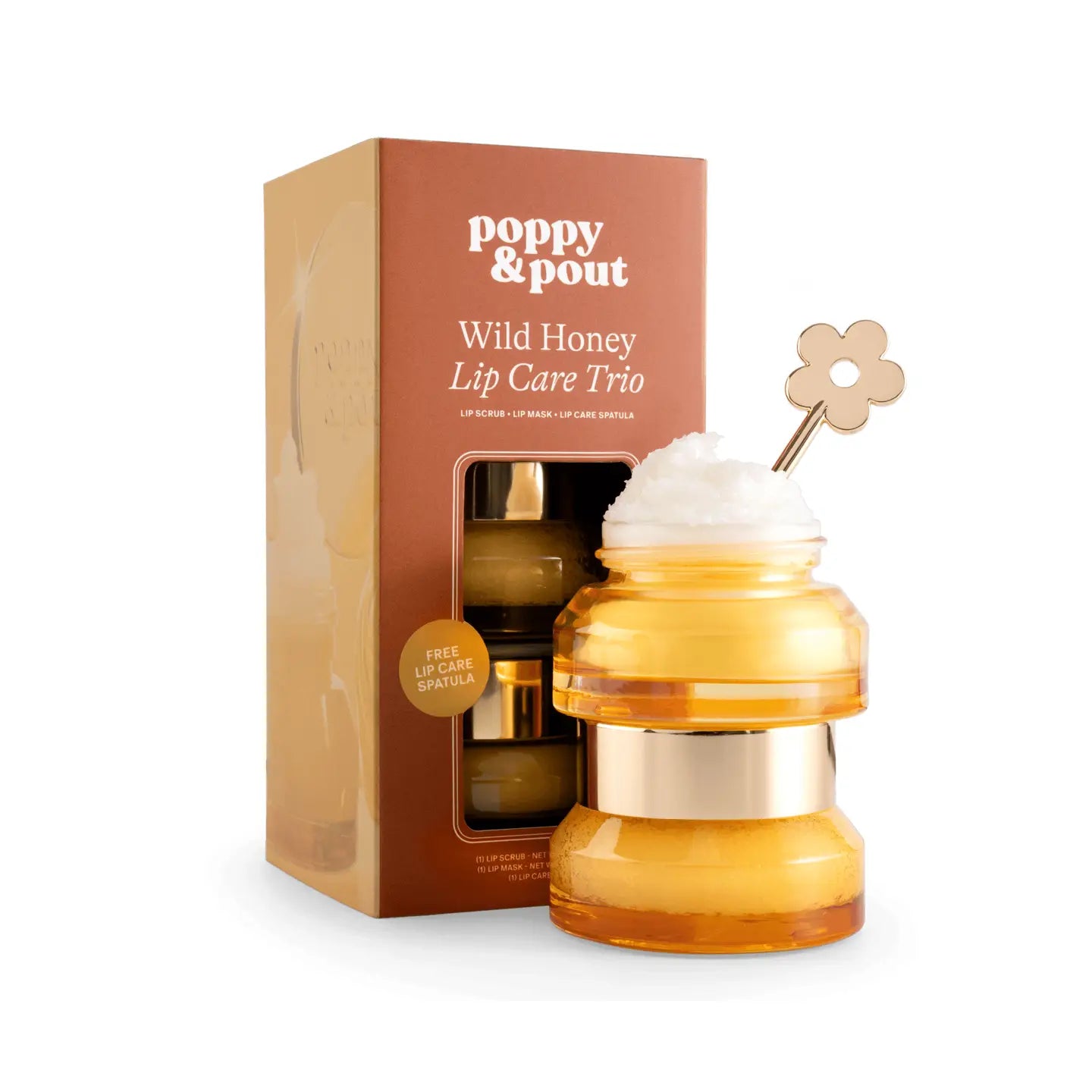 Poppy & Pout Lip Care Trio, Wild Honey