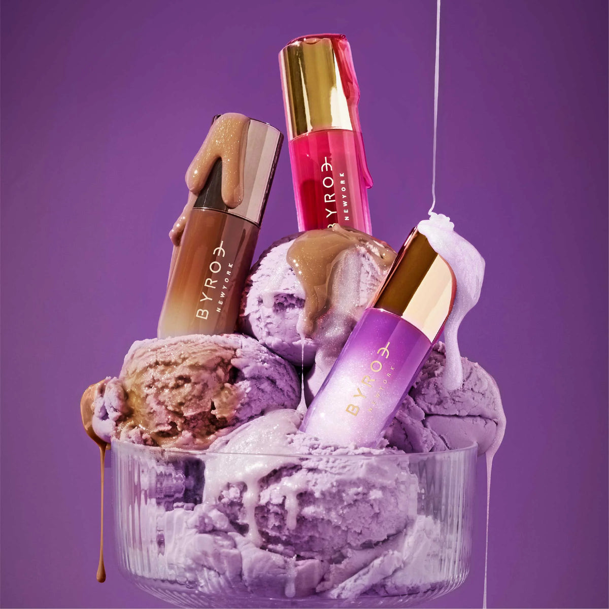 BYROE Sweet Treats Lip Oil Trio