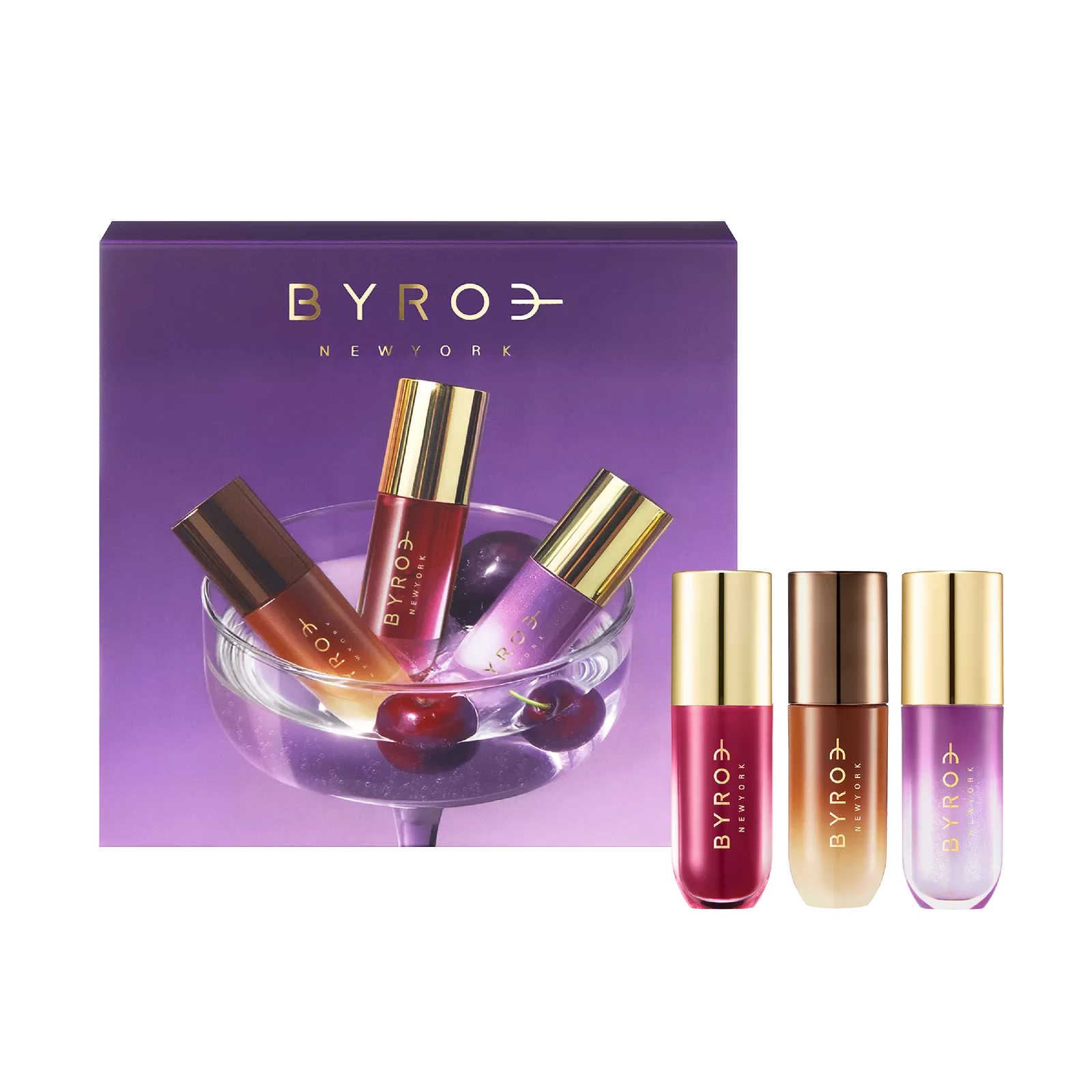 BYROE Sweet Treats Lip Oil Trio