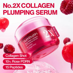 Numbuzin No.2 Rose Pdrn Collagen 2X Plumping Serum