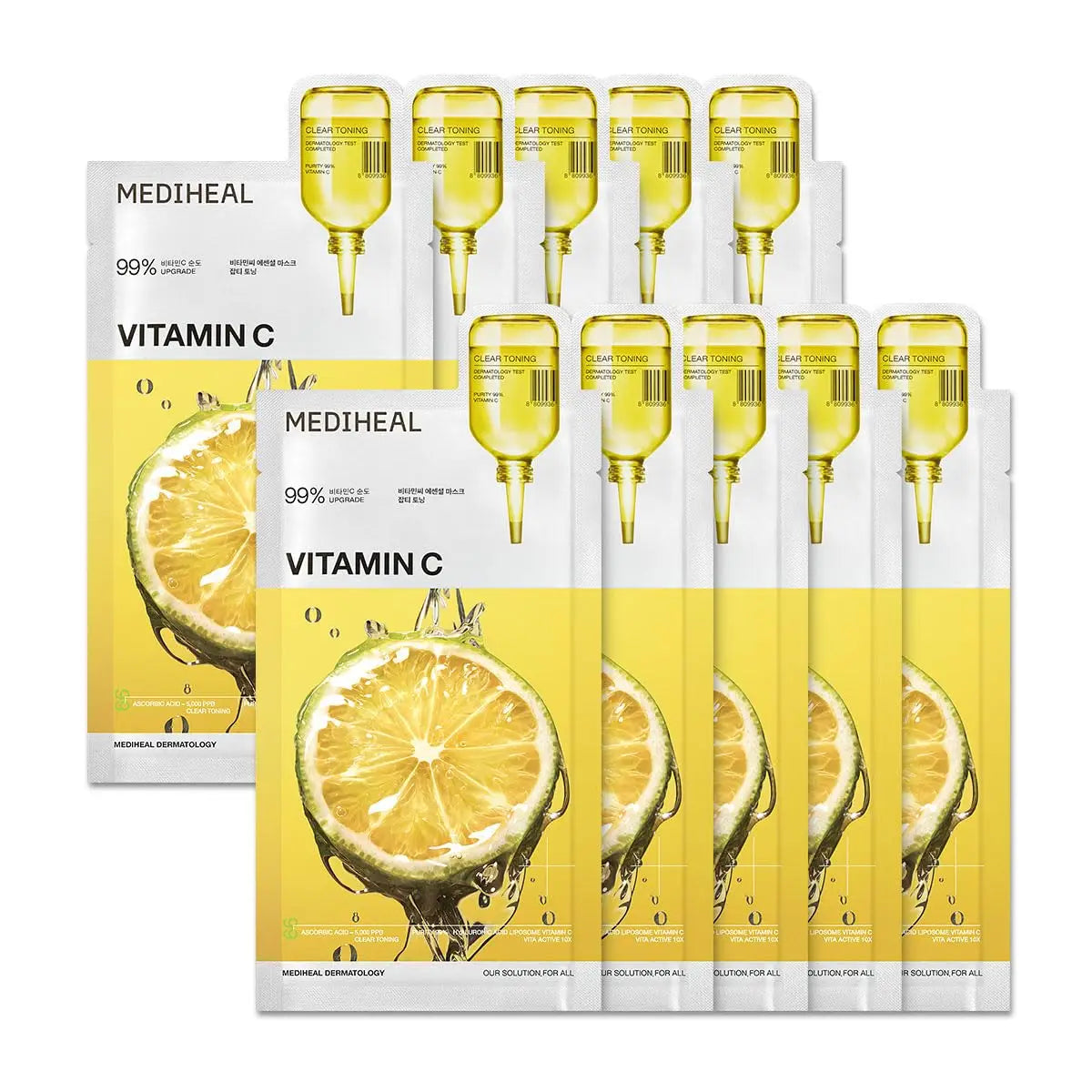 Mediheal Vita Essential Mask – Vitamin C Brightening & Revitalizing Sheet Mask