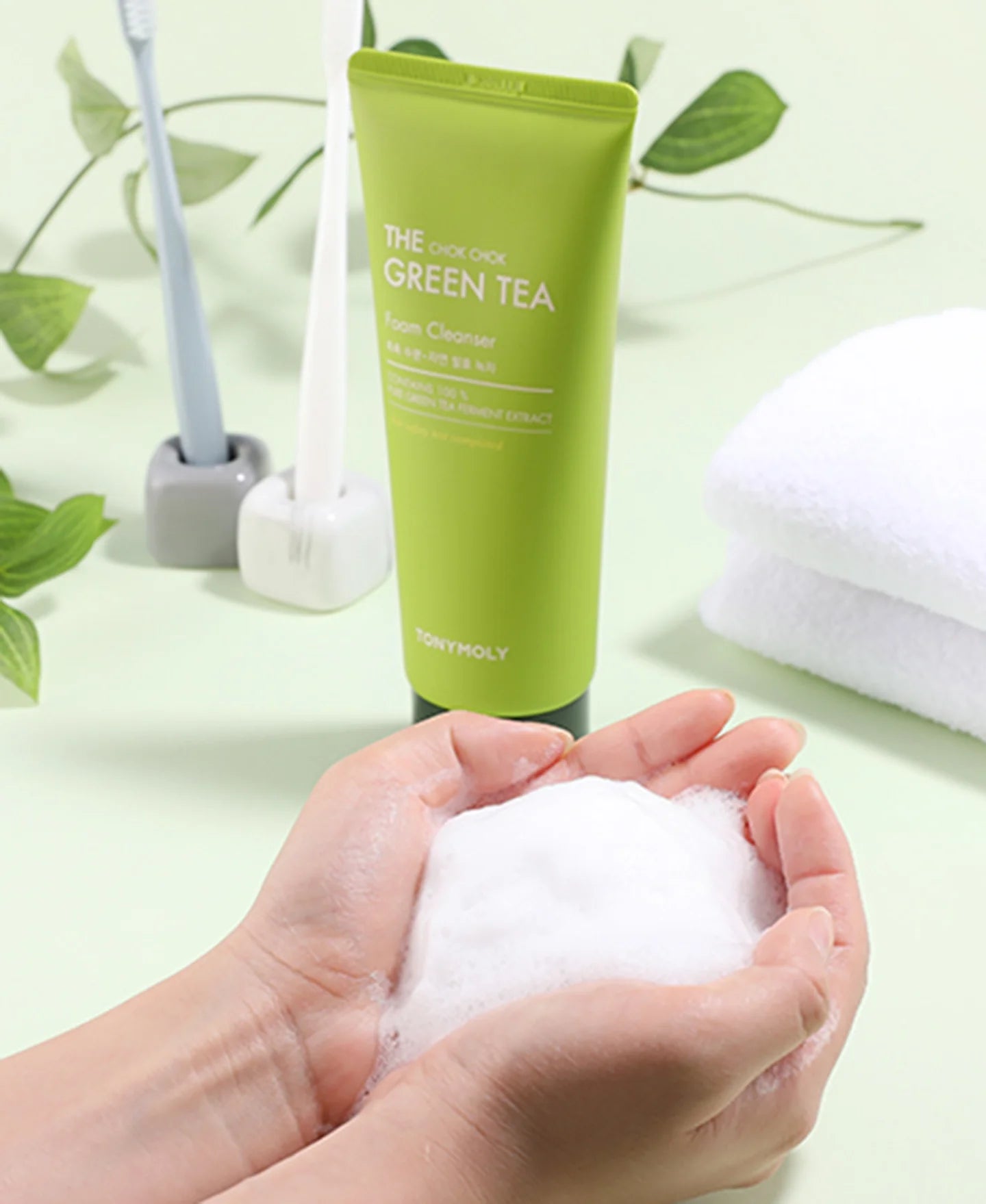 TONYMOLY The Chok Chok Green Tea Foaming Facial Cleanser