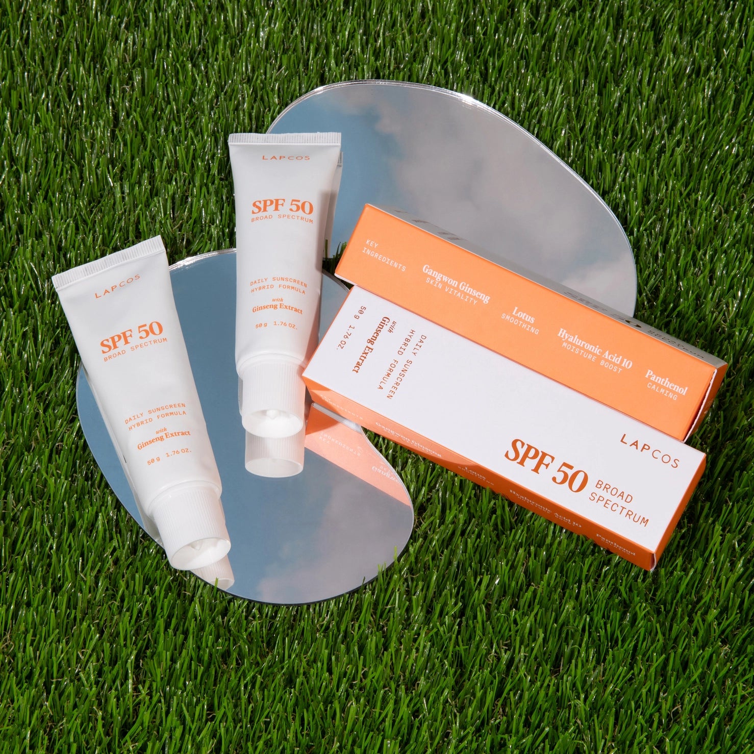 LAPCOS Hybrid Daily Sunscreen Spf 50 + with Ginseng Extract